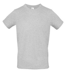 B&C BC01T - Camiseta masculina 100% algodão Cinzas