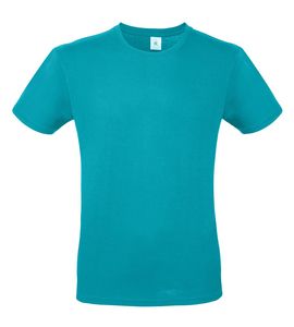 B&C BC01T - Camiseta masculina 100% algodão Real Turquoise