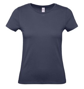 B&C BC02T - Camiseta feminina 100% algodão Urban Navy