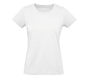 B&C BC049 - Camiseta Feminina 100% Algodão Orgânico Branco