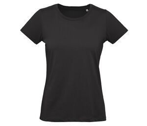 B&C BC049 - Camiseta Feminina 100% Algodão Orgânico Preto