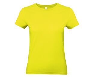 B&C BC04T - Camiseta Feminina 100% Algodão Pixel Lime