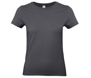 B&C BC04T - Camiseta Feminina 100% Algodão Cinzento escuro