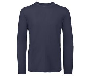 B&C BC070 - Camiseta masculina de manga comprida de algodão orgânico