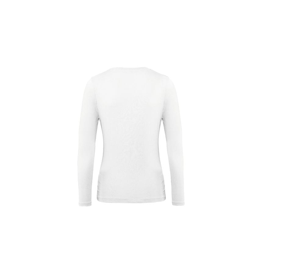 B&C BC071 - Camiseta feminina de manga longa 100% algodão orgânico