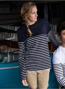 Front row FR134 - Camiseta de manga comprida Navy/White