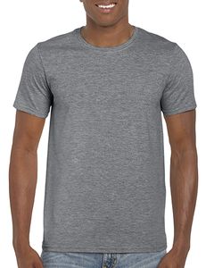 Gildan GN640 - T-Shirt Homem 64000 Softstyle Graphite Heather