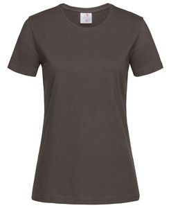 Stedman STE2600 - T-shirt Crewneck Classic-T SS for her Chocolate escuro
