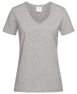 Stedman STE2700 - T-shirt V-Neck Classic-T SS for her Heather Grey