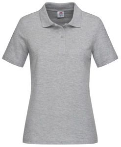 Stedman STE3100 - Polo SS for her Heather Grey