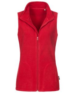 Stedman STE5110 - Polar Fleece Vest Active for her Vermelho Escarlate