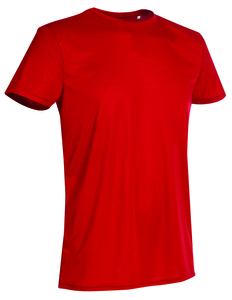 Stedman STE8000 - T-shirt Interlock Active-Dry SS for him Crimson Red