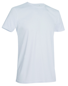 Stedman STE8000 - T-shirt Interlock Active-Dry SS for him Branco