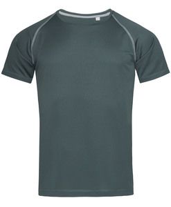 Stedman STE8030 - T-shirt Crewneck raglan for him Granite Grey
