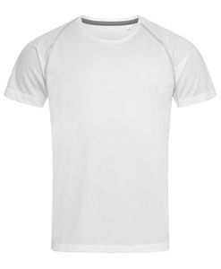 Stedman STE8030 - T-shirt Crewneck raglan for him Branco