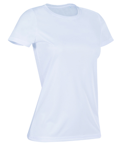 Stedman STE8100 - T-shirt Interlock Active-Dry SS for her Branco