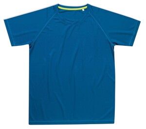 Stedman STE8410 - T-shirt Raglan Mesh Active-Dry SS for him King Blue