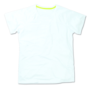Stedman STE8500 - T-shirt Raglan Mesh Active-Dry SS for her Branco