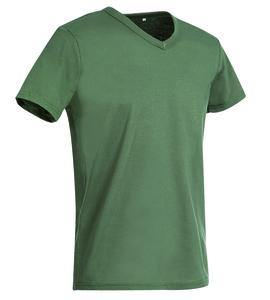 Stedman STE9010 - T-shirt V-neck Ben SS Militar Verde