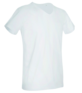 Stedman STE9010 - T-shirt V-neck Ben SS Branco