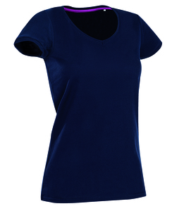 Stedman STE9130 - T-shirt V-neck Megan SS Marina Blue