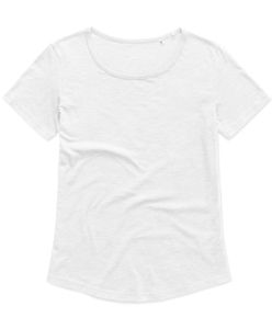 Stedman STE9320 - T-shirt Crewneck Organic slub SS for her Branco