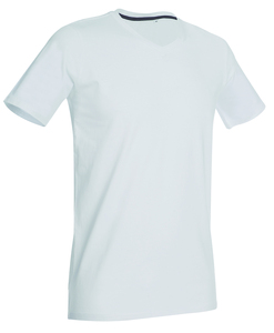 Stedman STE9610 - T-shirt V-neck Clive SS for him Branco
