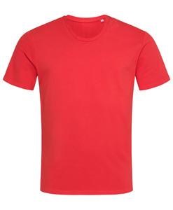 Stedman STE9630 - T-shirt Crewneck Relax SS for him Vermelho Escarlate