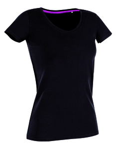 Stedman STE9710 - T-shirt V-neck Claire SS for her Black Opal