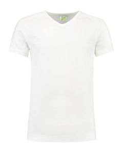 Lemon & Soda LEM1264 - T-shirt V-neck cot/elast SS for him Branco