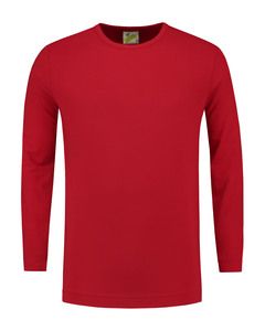 Lemon & Soda LEM1265 - T-shirt Crewneck cot/elast LS for him Vermelho