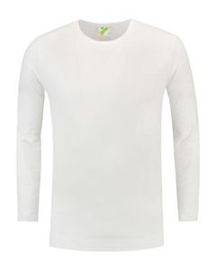 Lemon & Soda LEM1265 - T-shirt Crewneck cot/elast LS for him Branco