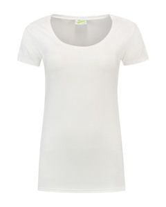 Lemon & Soda LEM1268 - T-shirt Crewneck cot/elast SS for her Branco