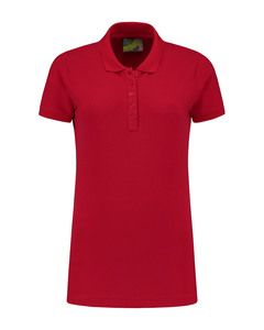 Lemon & Soda LEM3570 - Polo Basic Cot/Elast SS for her Vermelho