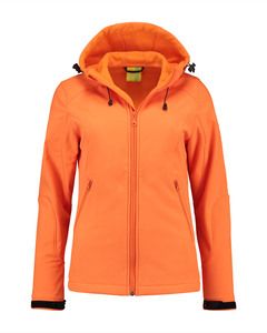 Lemon & Soda LEM3627 - Jacket Hooded Softshell for her Laranja