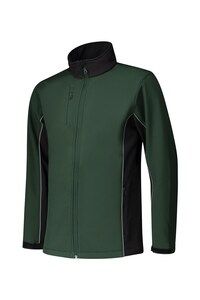 Lemon & Soda LEM4800 - Jacket Softshell Workwear Forest Green/BK