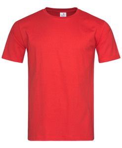 Stedman STE2010 - T-shirt Crewneck Classic-T Fitted SS Vermelho Escarlate