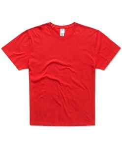 Stedman STE2020 - T-shirt Crewneck Classic-T Organic for him Vermelho Escarlate