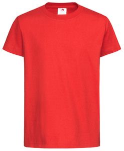 Stedman STE2220 - T-shirt Crewneck Classic-T Organic kids Vermelho Escarlate