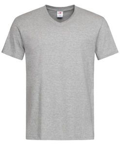 Stedman STE2300 - T-shirt V-Neck Classic-T SS for him Heather Grey