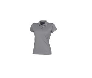 Henbury HY476 - Camisa polo feminina respirável Carvão vegetal