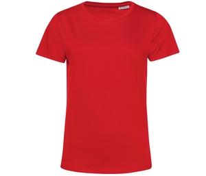 B&C BC02B - Camiseta feminina orgânica gola redonda 150 Vermelho