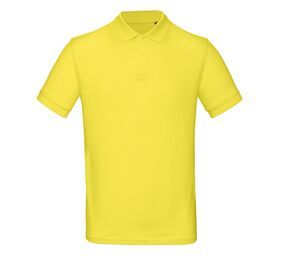 B&C BC400 - Camisa polo masculina 100% orgânica Solar Yellow