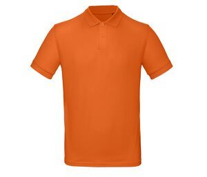 B&C BC400 - Camisa polo masculina 100% orgânica Urban Orange