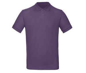 B&C BC400 - Camisa polo masculina 100% orgânica Radiant Purple