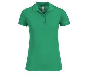 B&C BC409 - Polo De Mulher Intemporal Safran Verde dos prados