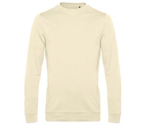 B&C BCU01W - Round Neck Sweatshirt # Amarelo claro