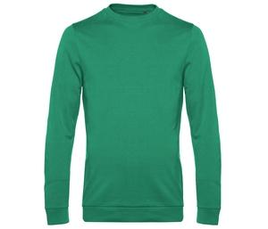 B&C BCU01W - Round Neck Sweatshirt # Verde dos prados