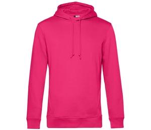 B&C BCU33B - Hoodie orgânico Magenta Pink