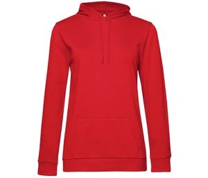 B&C BCW04W - Hoodie # woman Vermelho